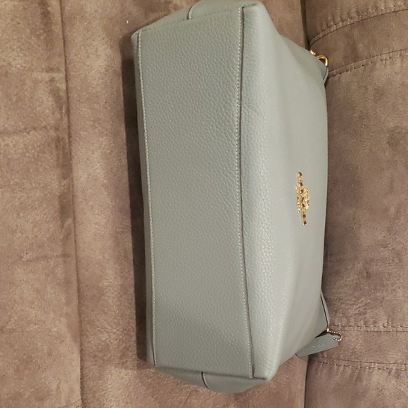 Coach Pebble Sage Shoulder Bag with Gold Hardware - Picture 4 of 8